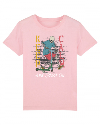 Keep Calm And Scoot On Cotton Pink