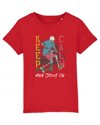 Keep Calm And Scoot On Red