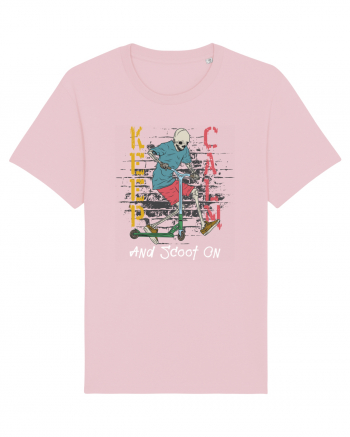 Keep Calm And Scoot On Cotton Pink