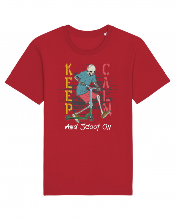 Keep Calm And Scoot On Red