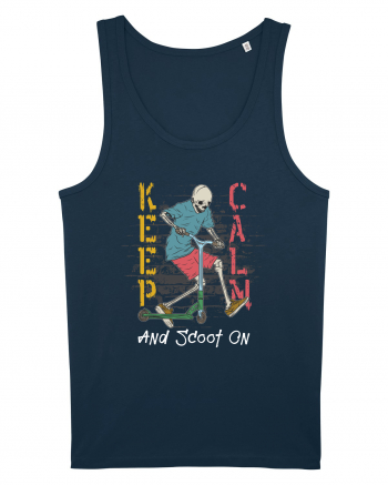 Keep Calm And Scoot On Navy