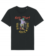 Kick Start Your Adventure Tricou mânecă scurtă Unisex Rocker