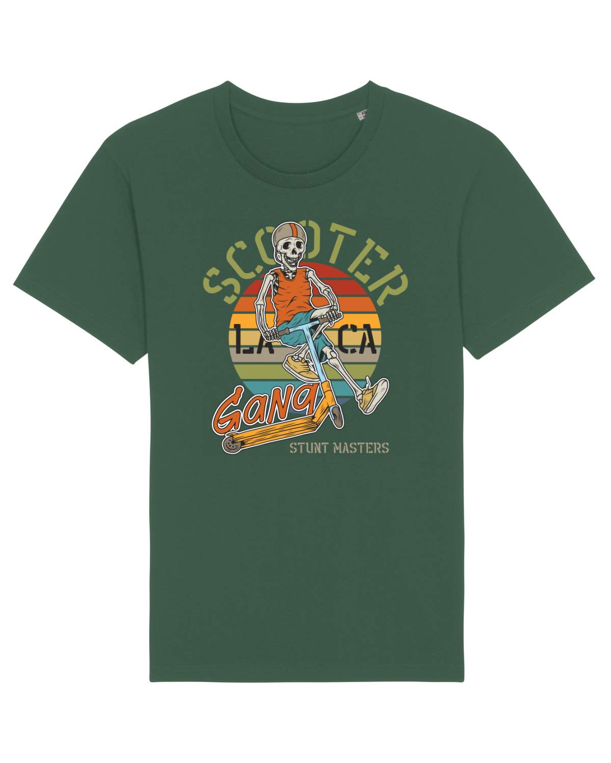 Tricou mânecă scurtă Unisex Rocker Bottle Green