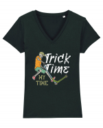 Trick Time My Time Tricou mânecă scurtă guler V Damă Evoker