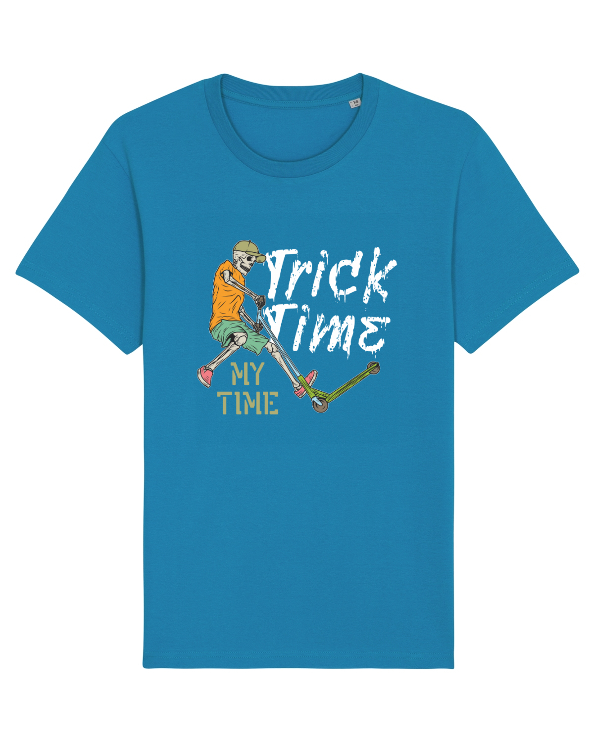 Tricou mânecă scurtă Unisex Rocker Azur