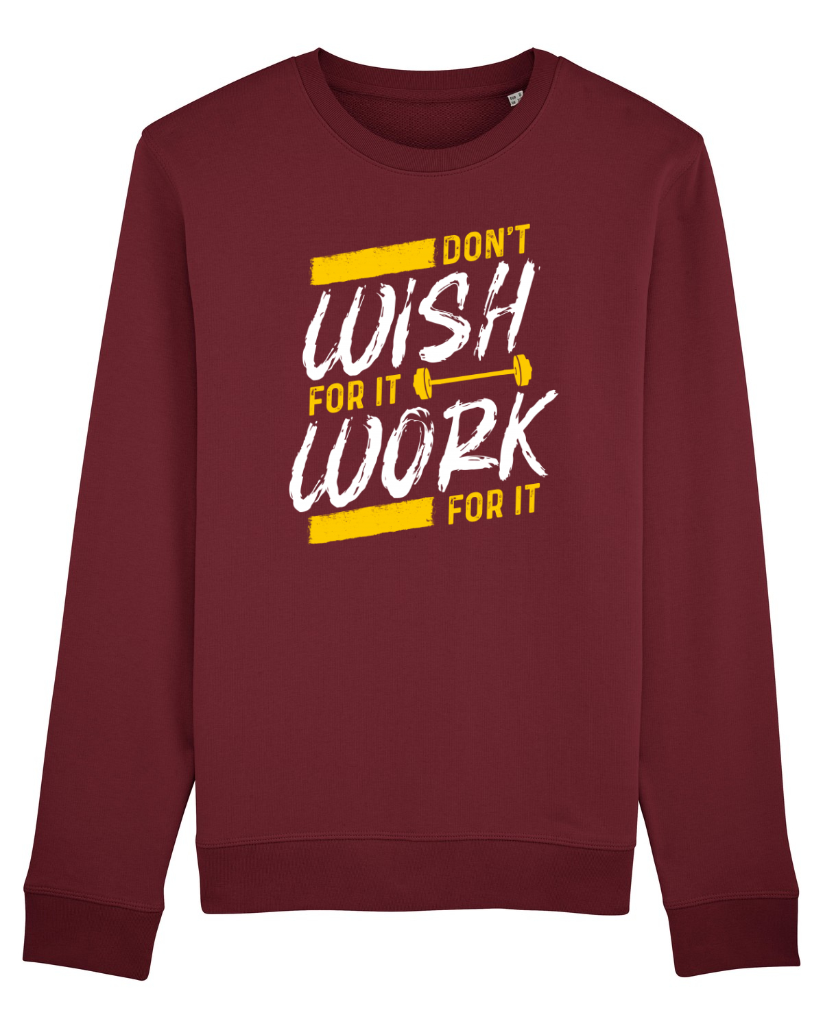 Bluză mânecă lungă Unisex Rise Burgundy