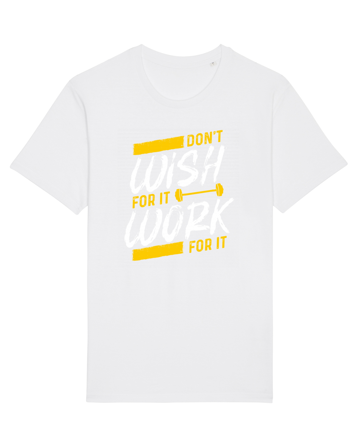 Tricou mânecă scurtă Unisex Rocker White