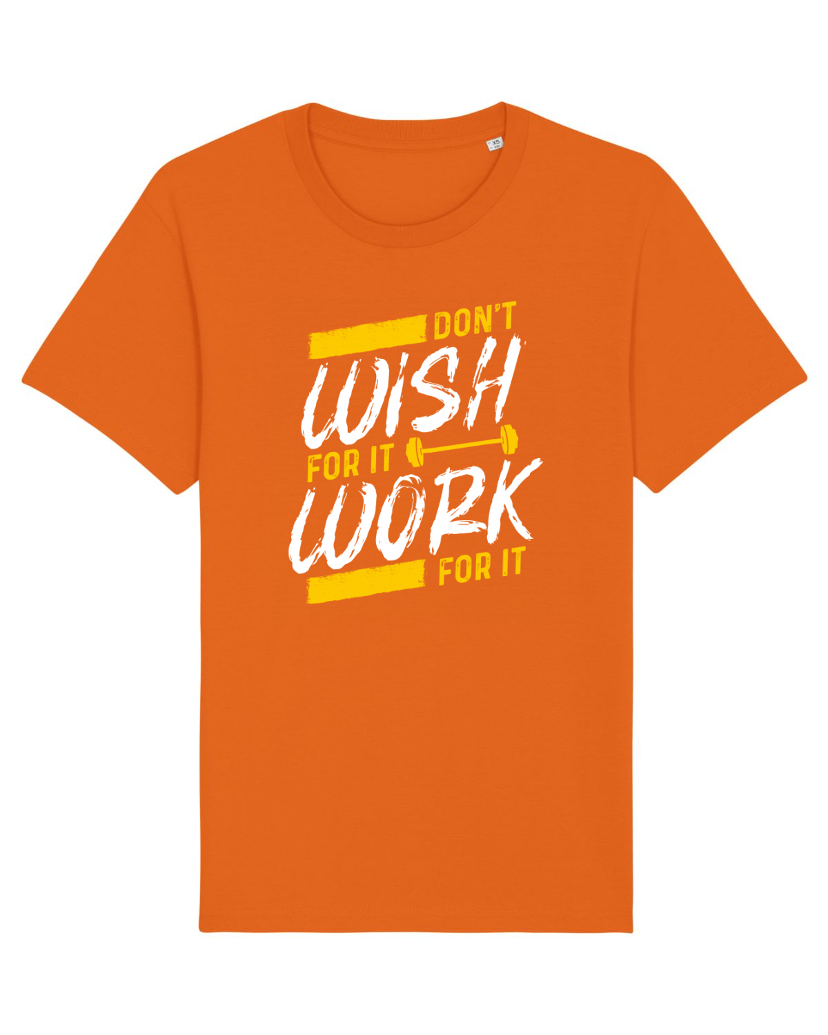 Tricou mânecă scurtă Unisex Rocker Bright Orange