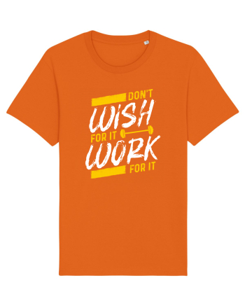 Work for it Bright Orange