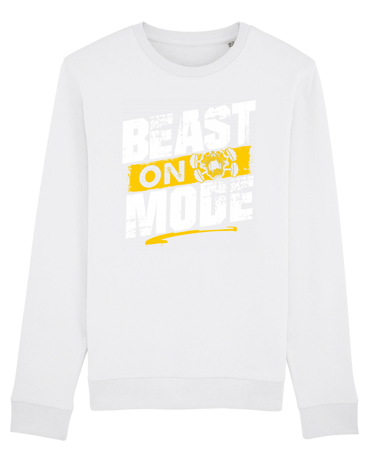 Bluză mânecă lungă Unisex Rise White