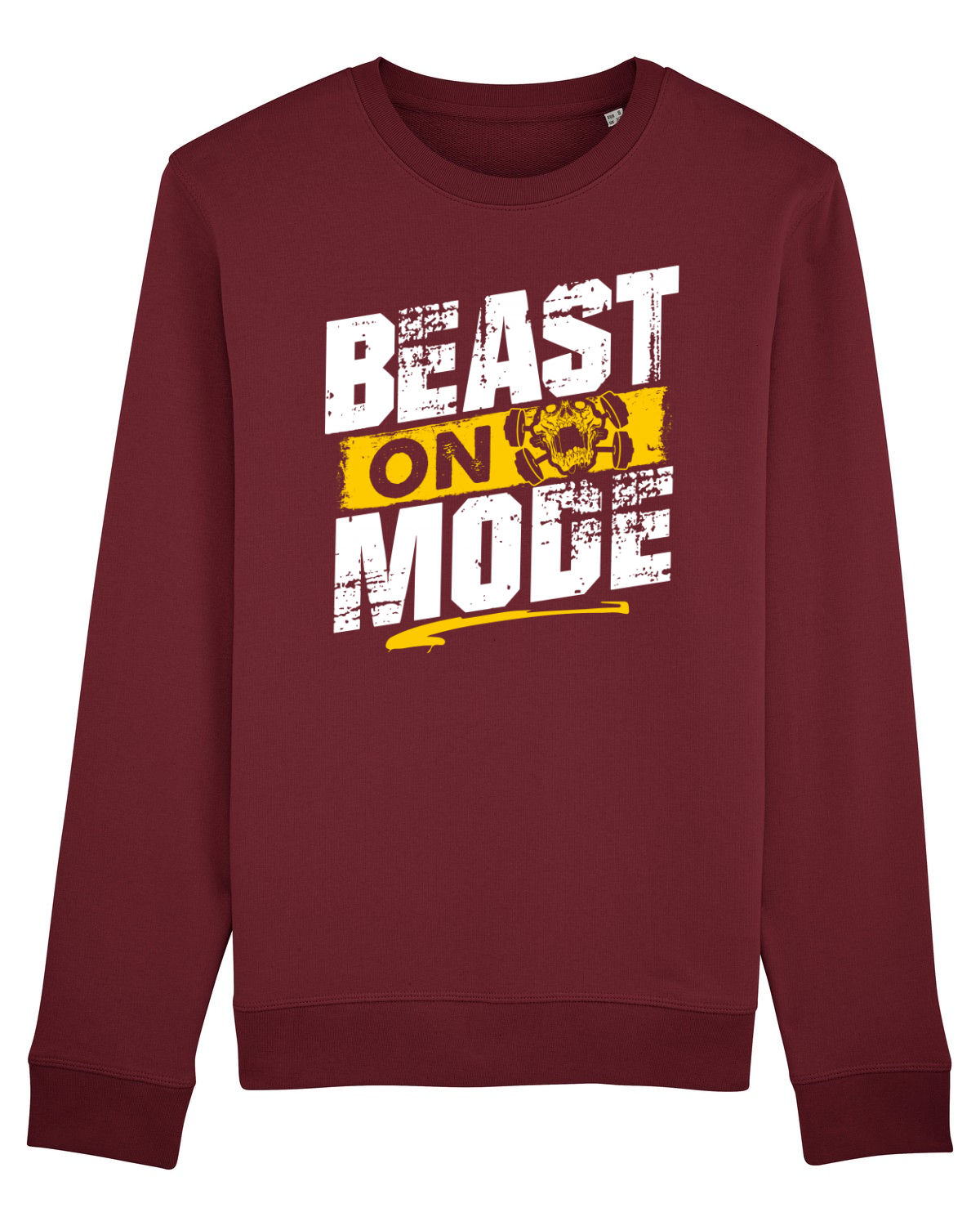 Bluză mânecă lungă Unisex Rise Burgundy