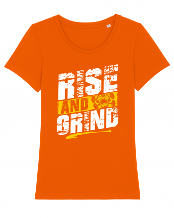 Rise and Grind Bright Orange