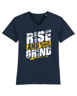 Rise and Grind Tricou mânecă scurtă guler V Bărbat Presenter