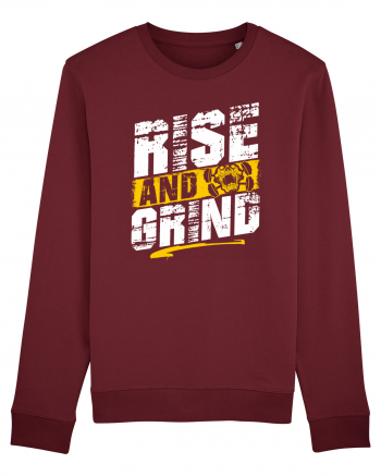Rise and Grind Burgundy