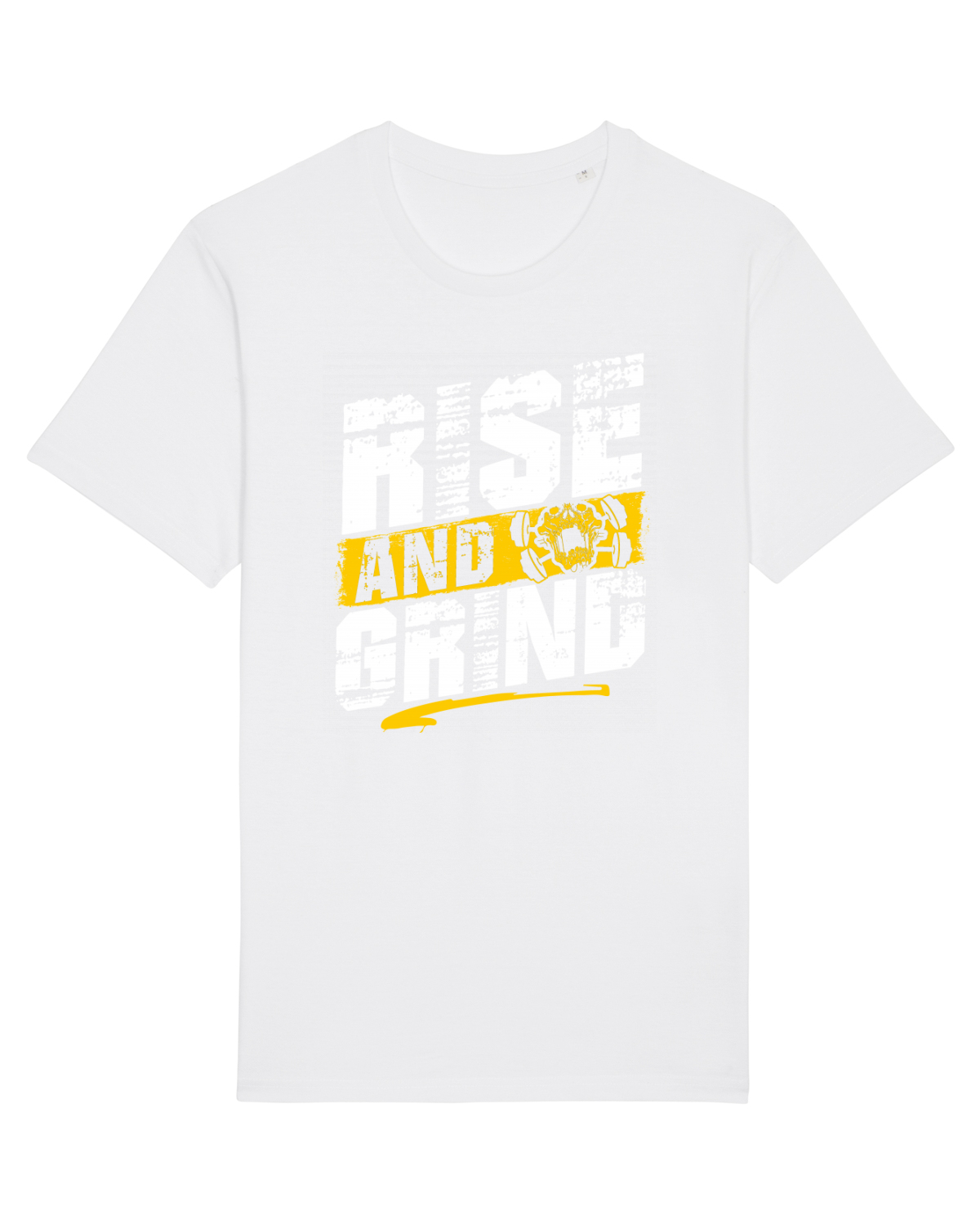 Tricou mânecă scurtă Unisex Rocker White