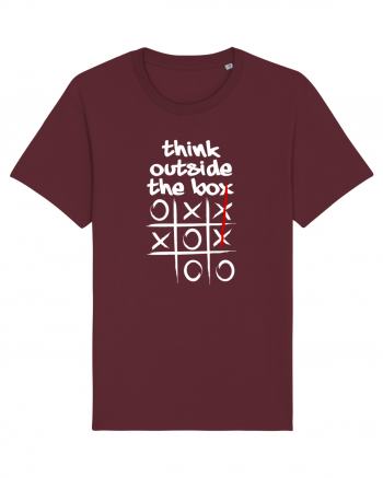 Think outside the box Burgundy