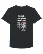 Think outside the box Tricou mânecă scurtă guler larg Bărbat Skater