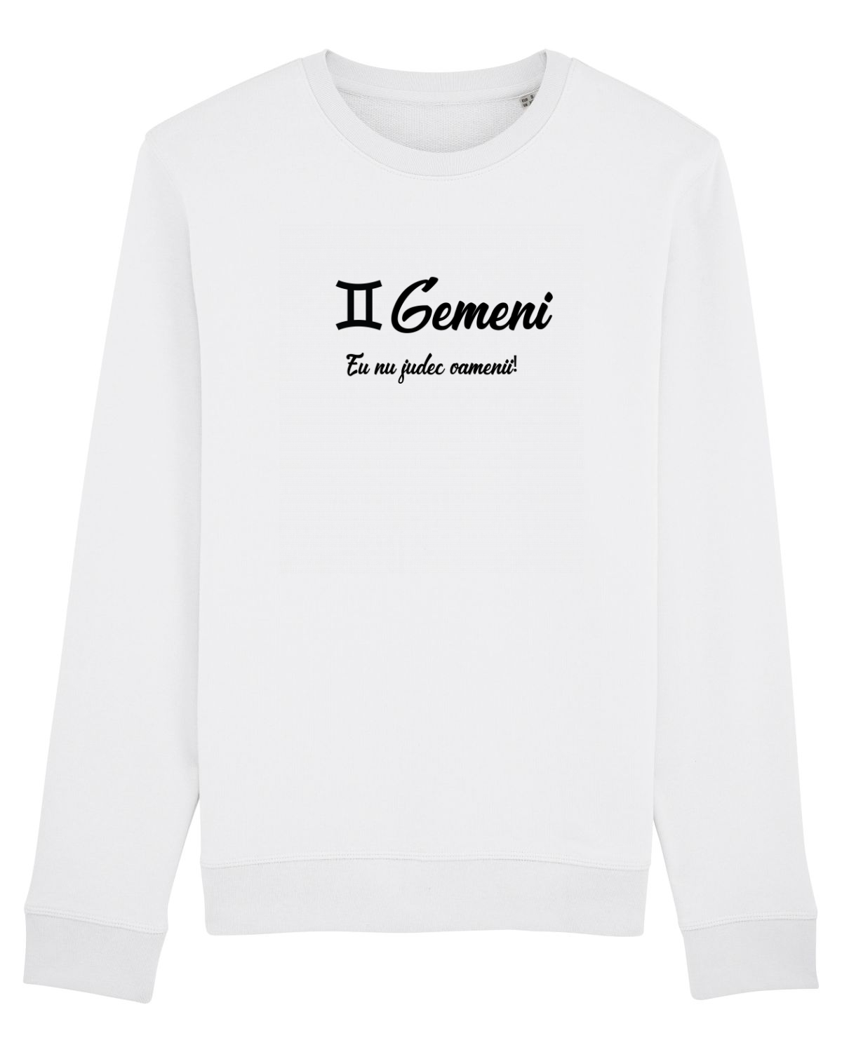 Bluză mânecă lungă Unisex Rise White