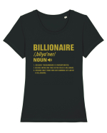 Billionaire Tricou mânecă scurtă guler larg fitted Damă Expresser