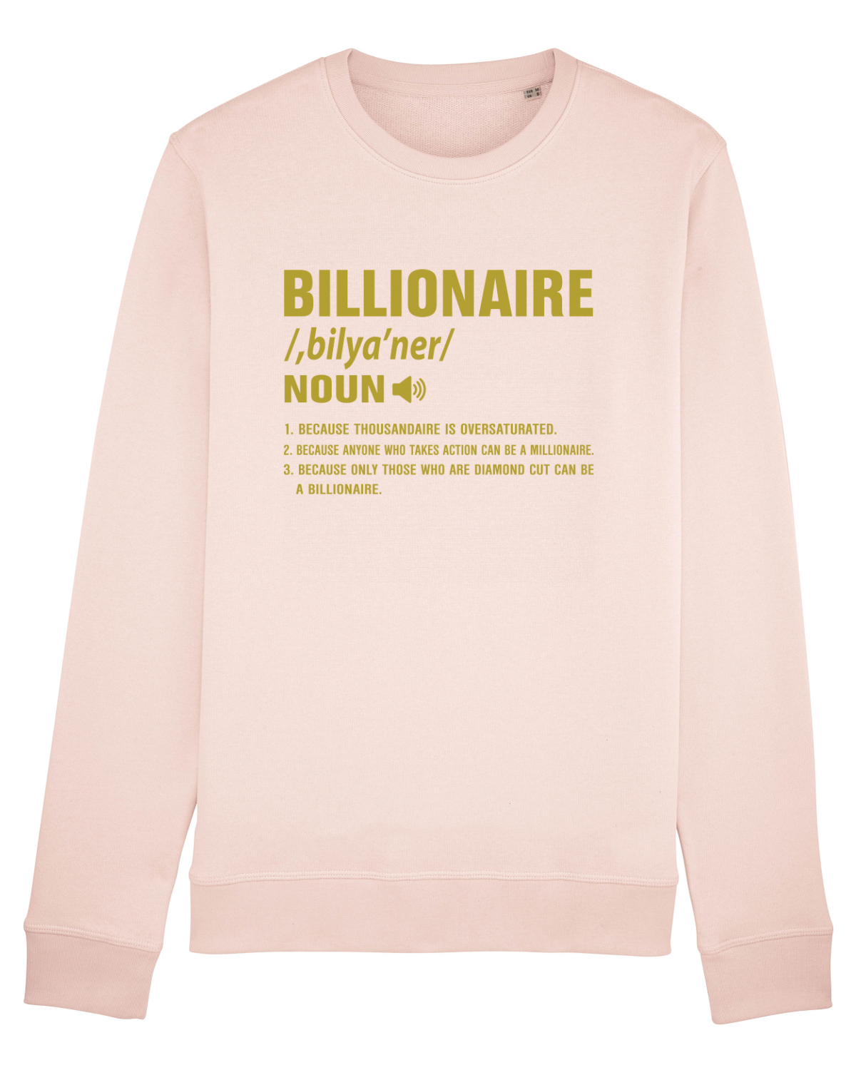 Bluză mânecă lungă Unisex Rise Candy Pink