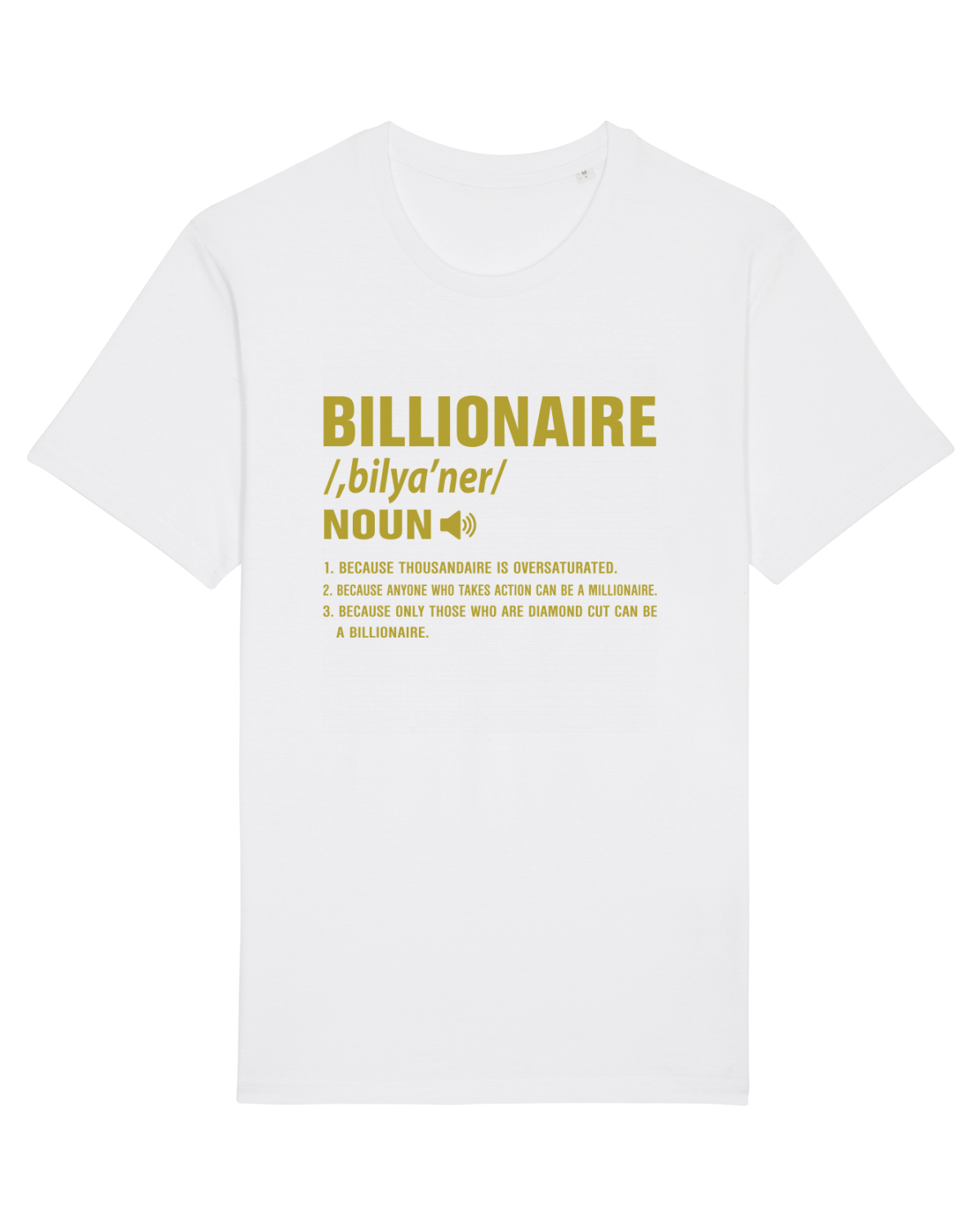 Tricou mânecă scurtă Unisex Rocker White
