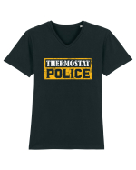  Thermostat Police Tricou mânecă scurtă guler V Bărbat Presenter