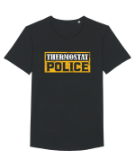  Thermostat Police Tricou mânecă scurtă guler larg Bărbat Skater