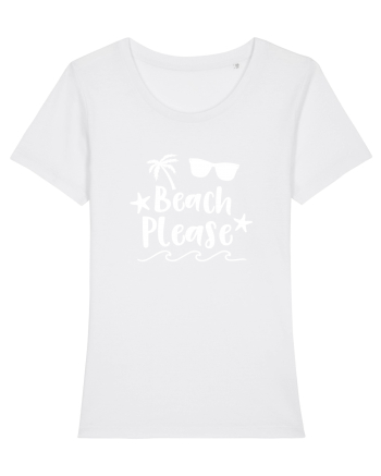 Beach Please White