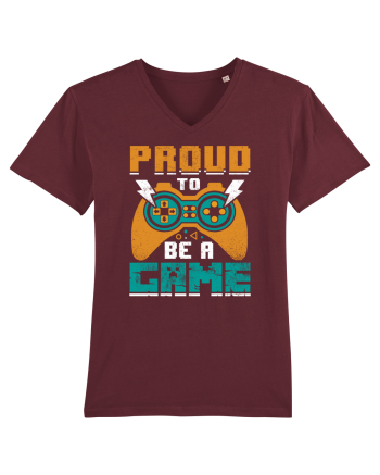 Proud to be a game Burgundy