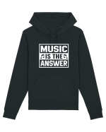 Music is the answer Hanorac Unisex Drummer