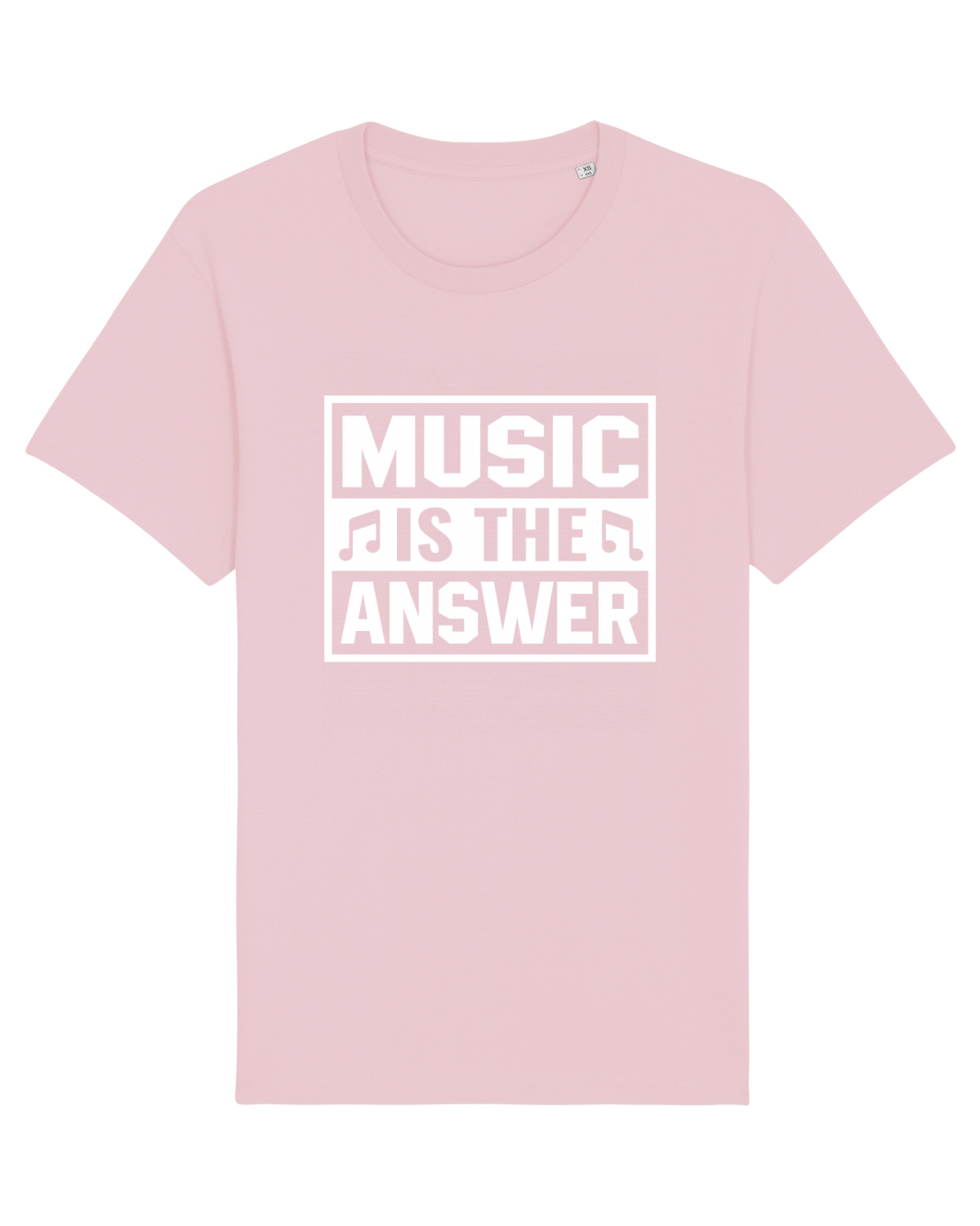 Tricou mânecă scurtă Unisex Rocker Cotton Pink