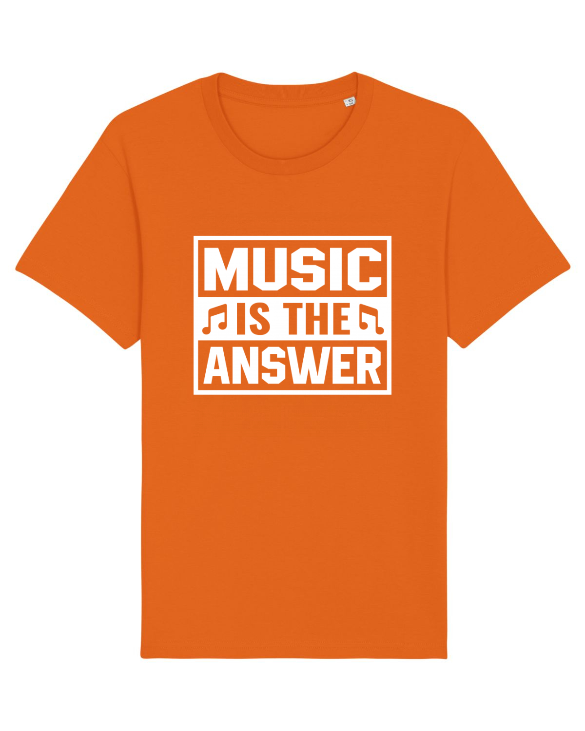 Tricou mânecă scurtă Unisex Rocker Bright Orange