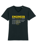 Engineer Tricou mânecă scurtă guler V Bărbat Presenter