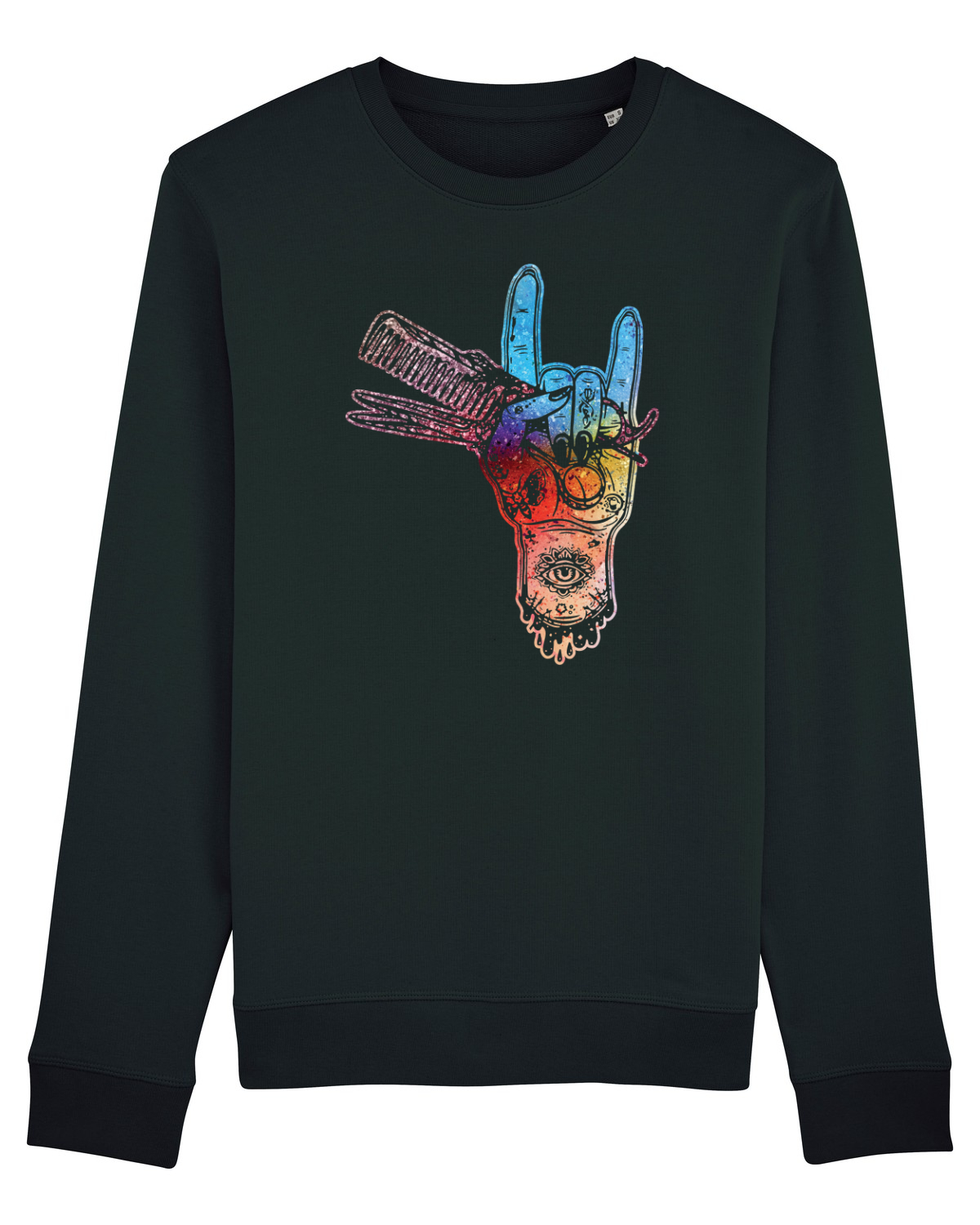 Bluză mânecă lungă Unisex Rise Black