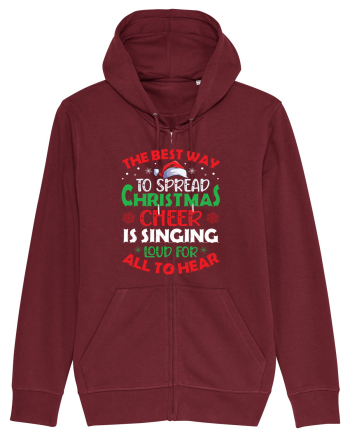 The best way to spread Christmas cheer is singing loud for all to hear Burgundy