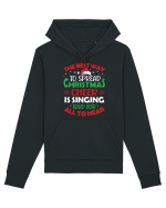 The best way to spread Christmas cheer is singing loud for all to hear Hanorac Unisex Drummer