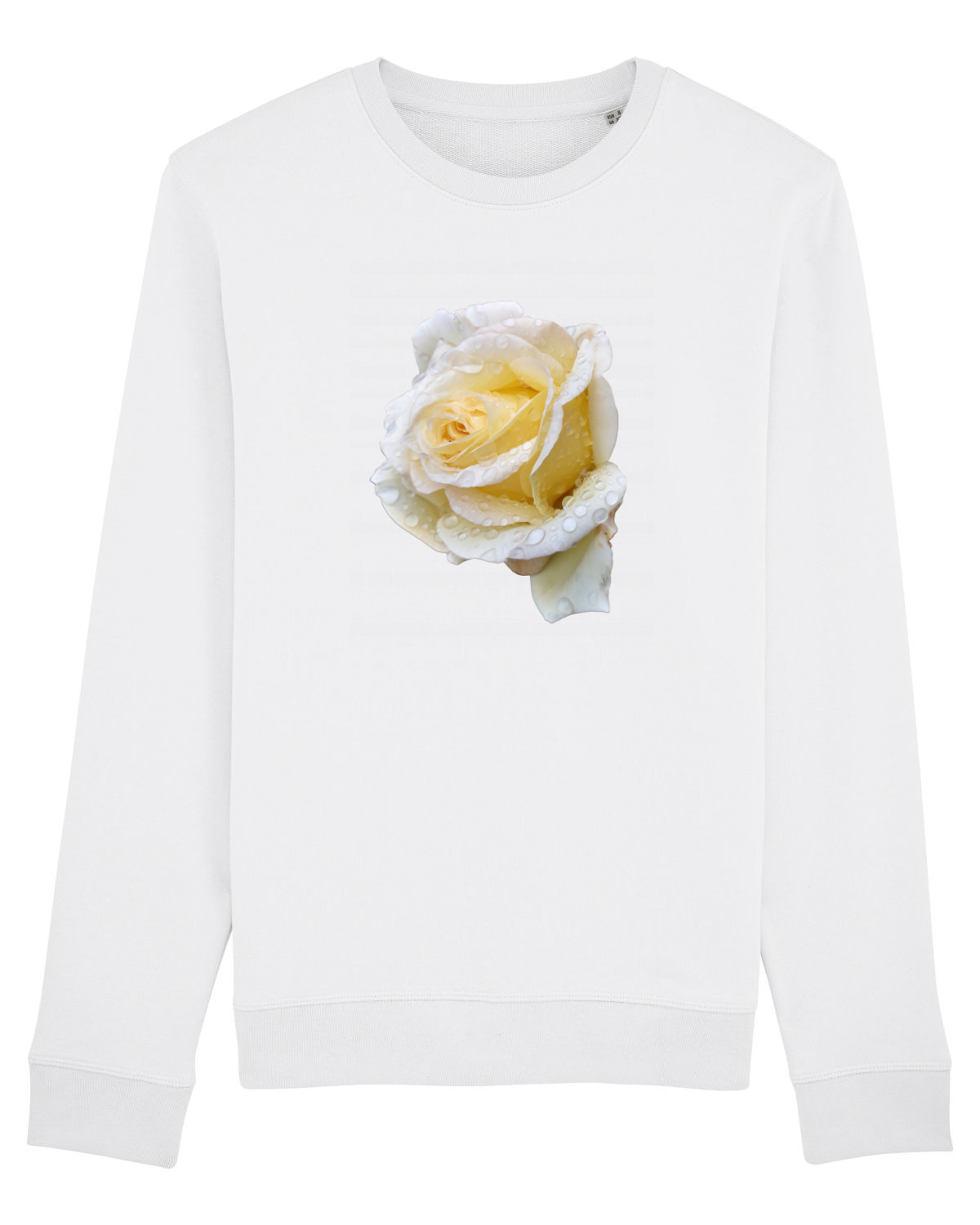 Bluză mânecă lungă Unisex Rise White