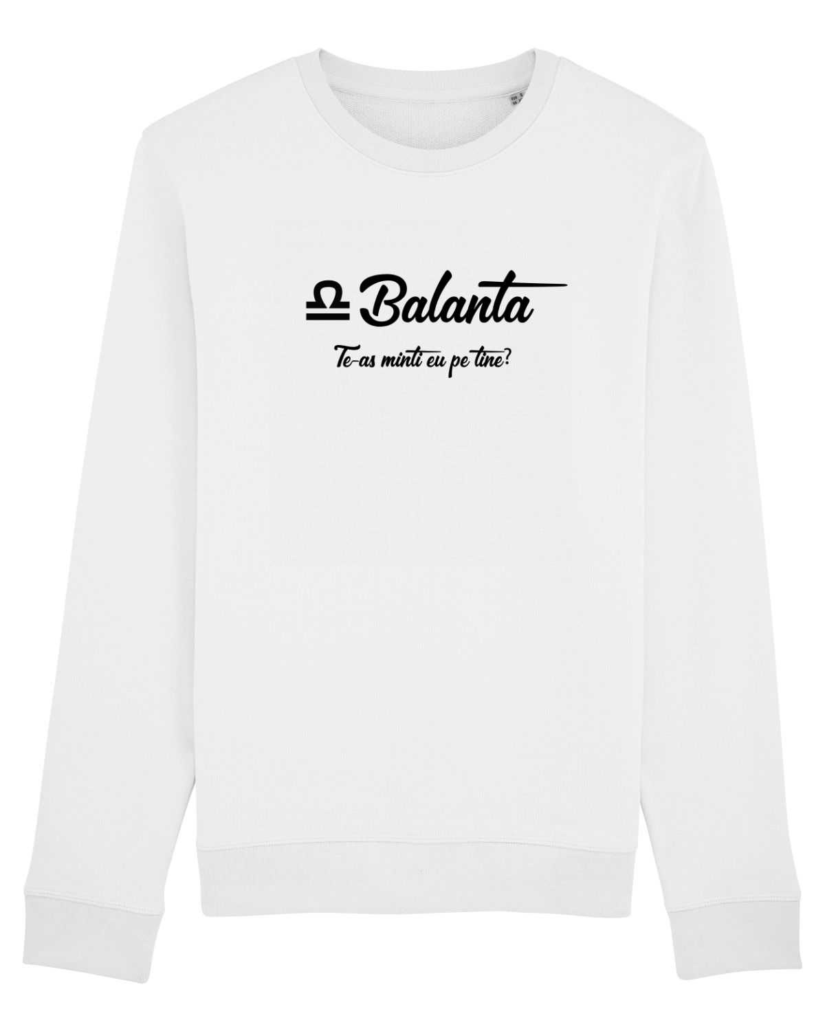 Bluză mânecă lungă Unisex Rise White