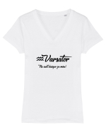 Varsator Tricou mânecă scurtă guler V Damă Evoker