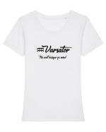Varsator Tricou mânecă scurtă guler larg fitted Damă Expresser