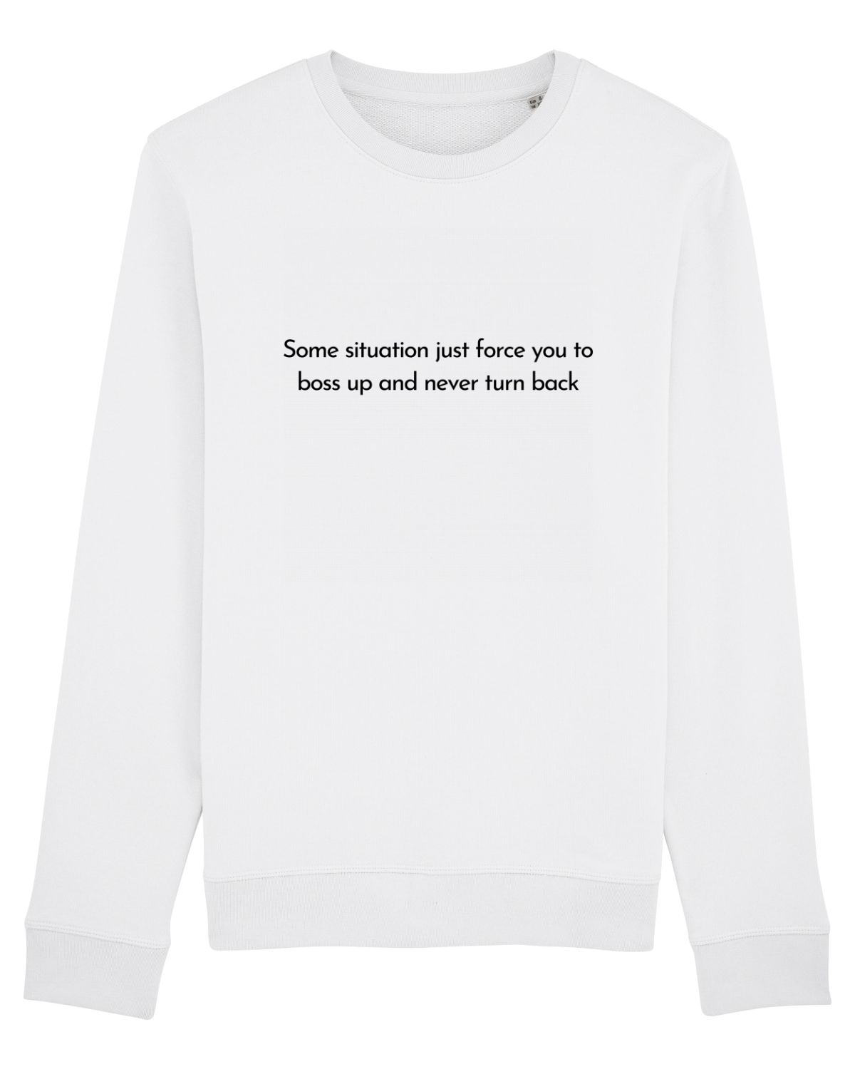 Bluză mânecă lungă Unisex Rise White