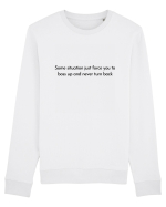 some situation just force... Bluză mânecă lungă Unisex Rise