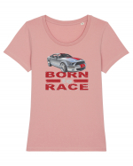 Born to race Tricou mânecă scurtă guler larg fitted Damă Expresser