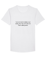 I am not mad at nobody... Tricou mânecă scurtă guler larg Bărbat Skater