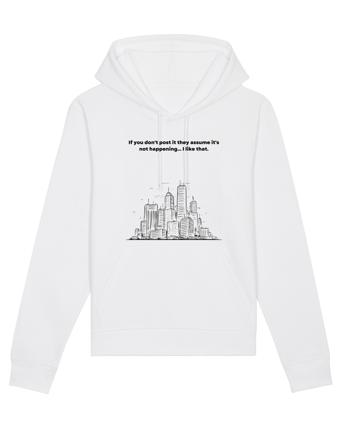 Hanorac Unisex Drummer White