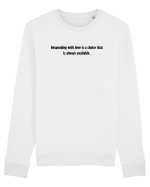 responding with love is a choice... Bluză mânecă lungă Unisex Rise