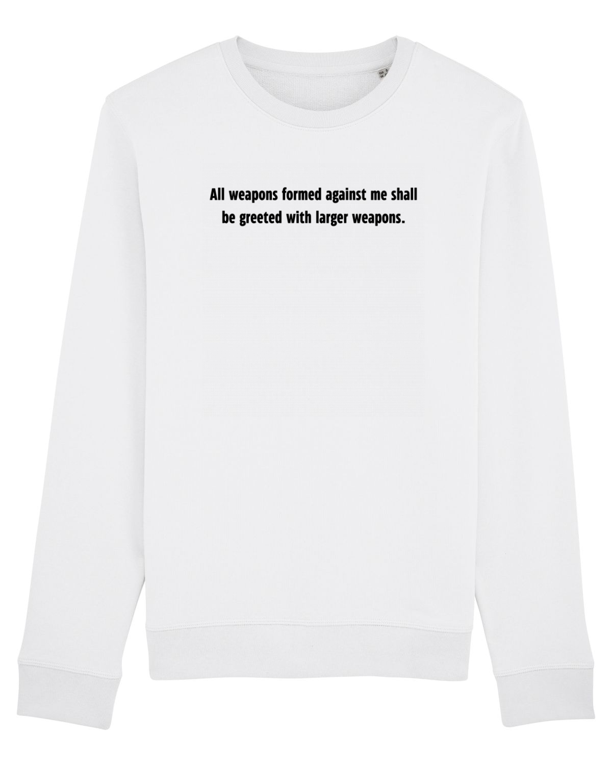 Bluză mânecă lungă Unisex Rise White
