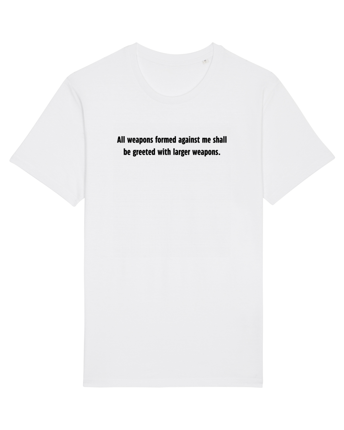 Tricou mânecă scurtă Unisex Rocker White