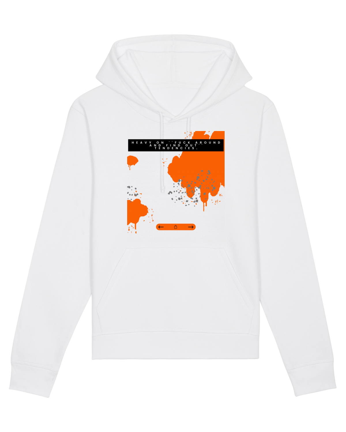 Hanorac Unisex Drummer White