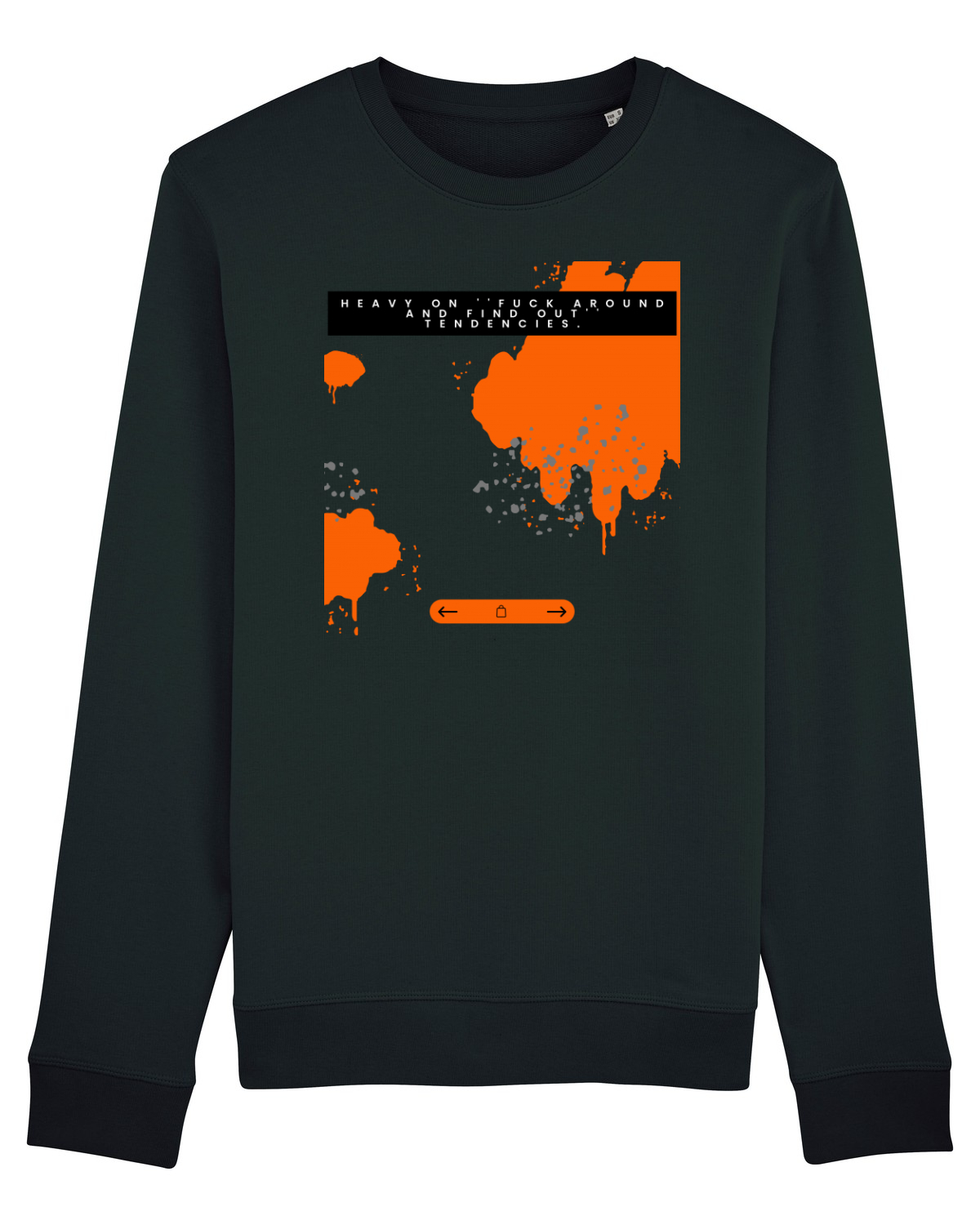 Bluză mânecă lungă Unisex Rise Black